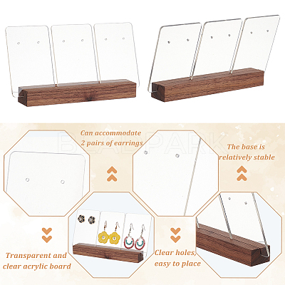 Acrylic Earring Display EDIS-GA0001-04-1