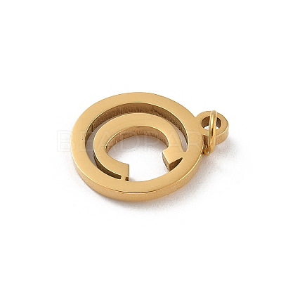304 Stainless Steel Charms
with Jump Ring STAS-R001-02G-C-1