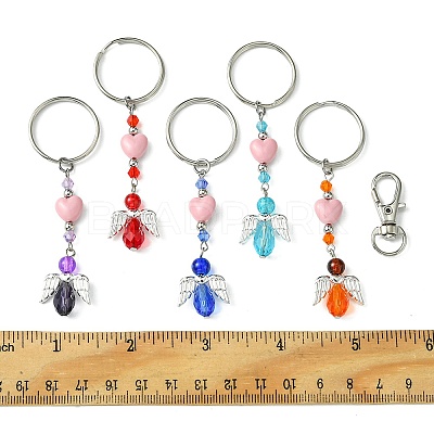 Glass & Acrylic Pendant Keychain KEYC-FS0001-04-1