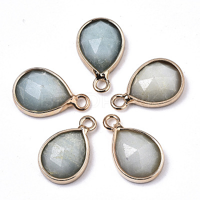 Natural Amazonite Charms X-G-N326-50E-1
