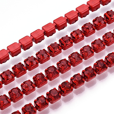 Electrophoresis Iron Rhinestone Strass Chains CHC-Q009-SS16-B07-1