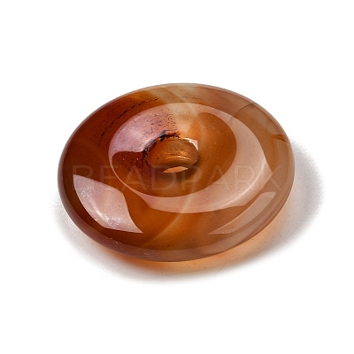 Natural Red Banded Agate(Dyed & Heated) Pendants G-F820-13A-16-1
