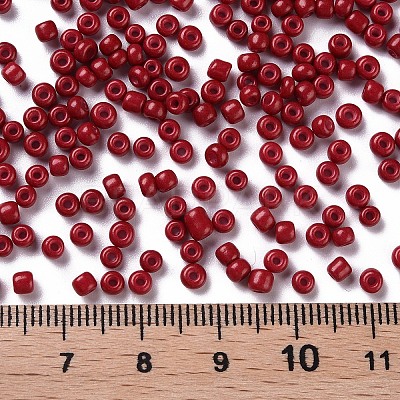 Baking Paint Glass Seed Beads SEED-S003-K14-1