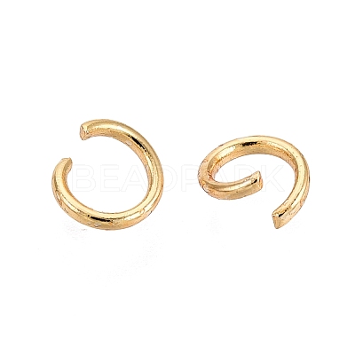 304 Stainless Steel Open Jump Rings STAS-Q113-5x0.8mm-G-01-1