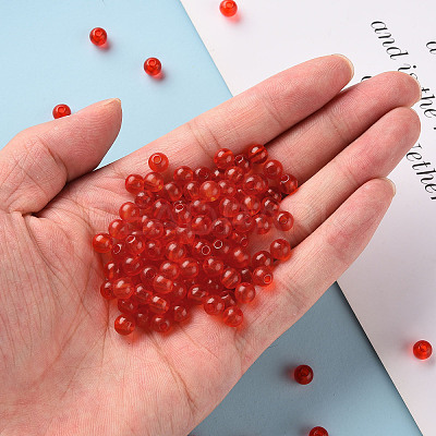Transparent Acrylic Beads MACR-S370-A6mm-712-1