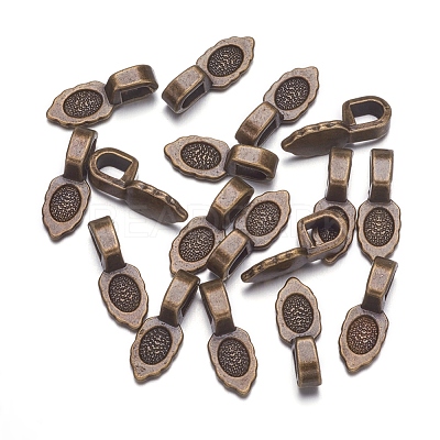 Tibetan Style Pendant Bails X-MAB3357Y-1
