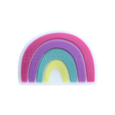 Food Grade Eco-Friendly Silicone Focal Beads FIND-PW0005-09E-1