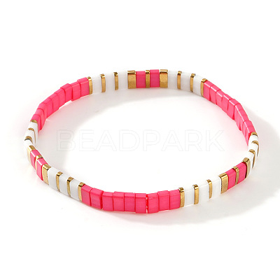 Bohemian Style Glass Seed Beads Stretch Bracelets for Women FG0576-6-1
