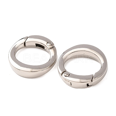 Alloy Spring Ring Clasps AL-B004-01P-A-1
