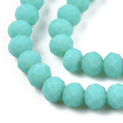 Glass Beads Strands EGLA-A034-P6mm-MD24-1