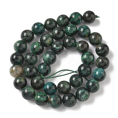 Natural Fuchsite Beads Strands G-G271-B03-10mm-1