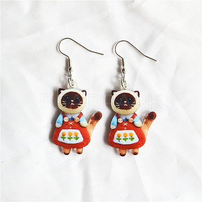 Easter Acrylic Dangle Earrings FS-WG38FCF-06-1