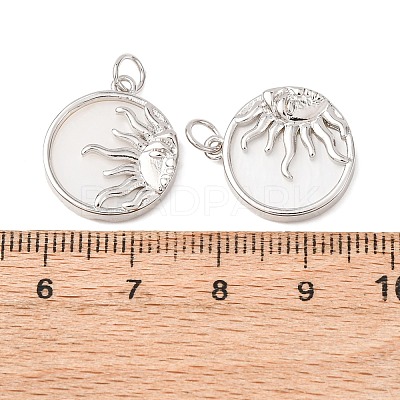Natural Shell Pendants KK-L188-38P-1-1