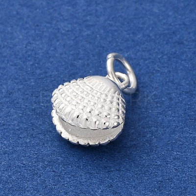 925 Sterling Silver Shell Shape Charms STER-D304-02S-1