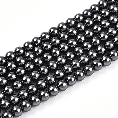 Baking Paint Pearlized Glass Pearl Bead Strands HY-N002-3mm-A02-1