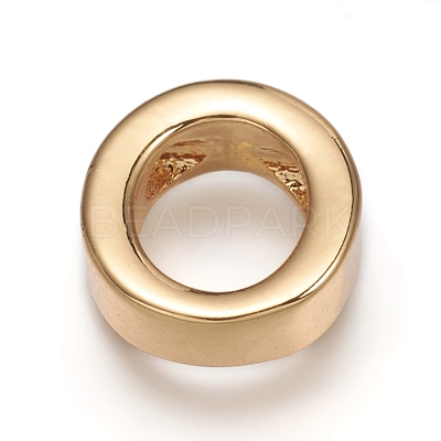 Brass Charms X-ZIRC-I037-01O-G-1
