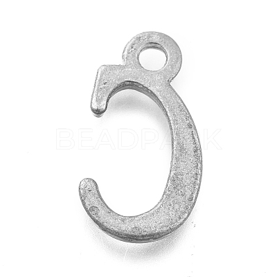 Alloy Letter Pendants PALLOY-J718-01C-C-1