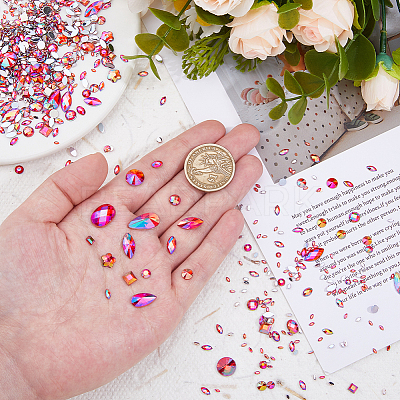 Acrylic Rhinestone Cabochons DIY-HS0001-63A-1