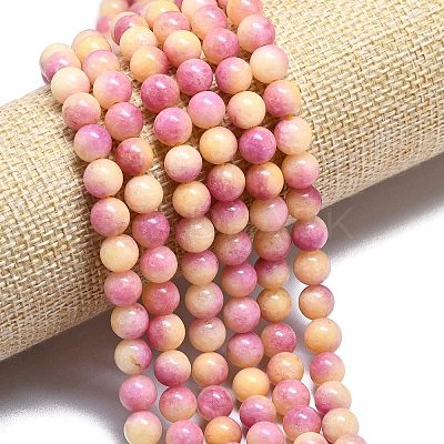 Natural Malaysia Jade Beads Strands G-L645-A01-8mm-32-1