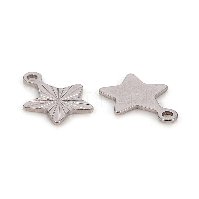 Non-Tarnish 201 Stainless Steel Charms STAS-L244-18P-1