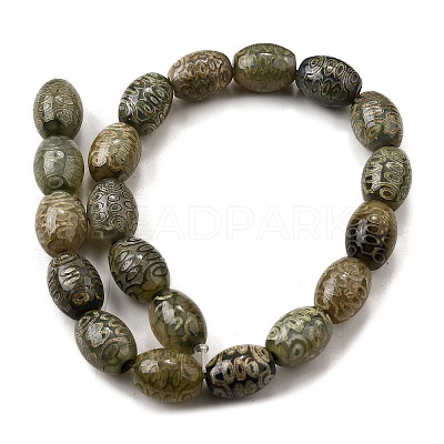 Tibetan Style dZi Beads Strands G-S389-A11-1