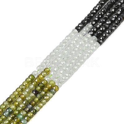 Cubic Zirconia Beads Strands ZIRC-P125-2x3mm-08-1