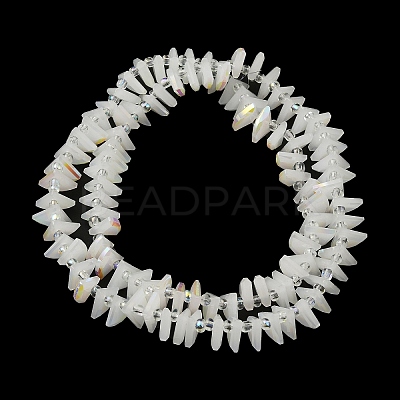 Electroplate Glass Beads Strands EGLA-S176-05A-B11-1