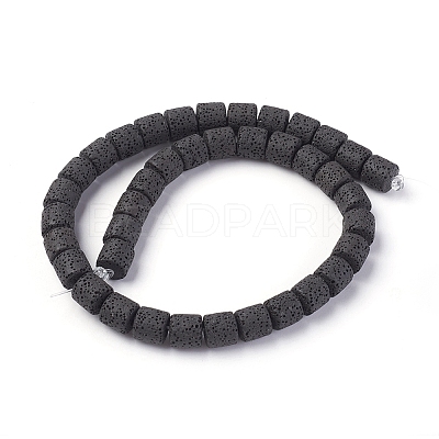 Natural Lava Rock Beads Strands G-F671-04B-11-1
