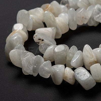 Natural Rainbow Moonstone Beads Strands G-A200-02-1