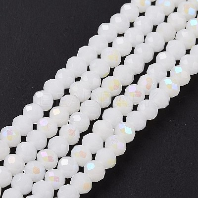 Electroplate Glass Beads Strands EGLA-A034-J3mm-L08-1