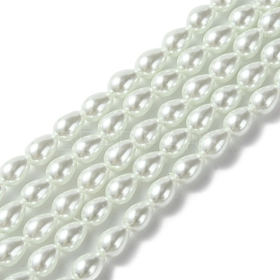 Glass Pearl teardrop X-HY-O001-B-02-1