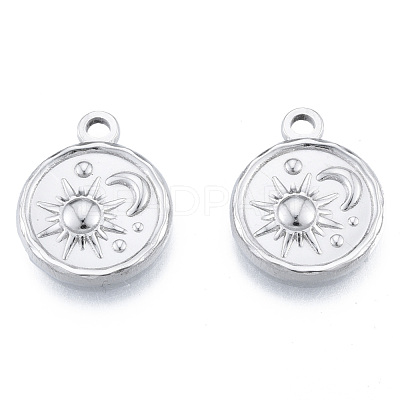 Non-Tarnish 201 Stainless Steel Pendants STAS-N098-182P-1