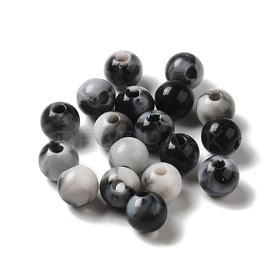 Imitation Gemstone Acrylic Beads OACR-M006-06D-1