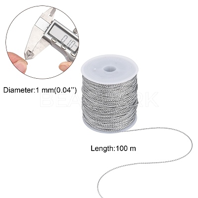 Jewelry Braided Thread Metallic Threads MCOR-JP0001-02-1
