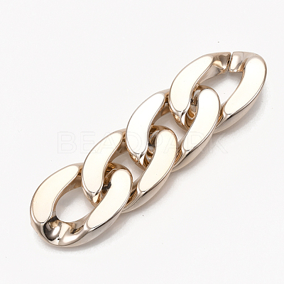 UV Plating ABS Plastic Linking Rings X-CCB-S162-03RG-1