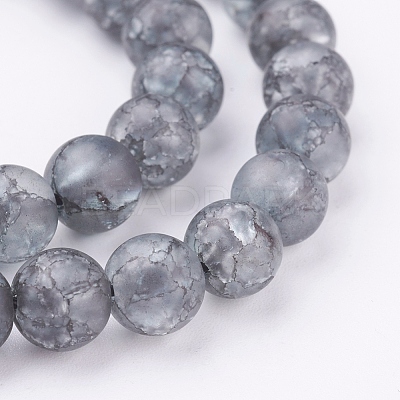 Synthetic Crackle Quartz Bead Strands CCG-K002-8mm-08-1