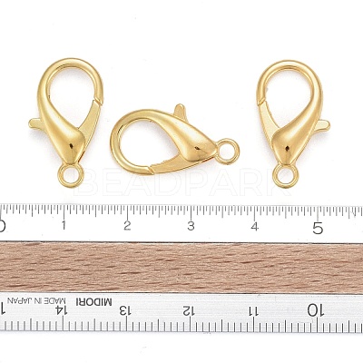 Zinc Alloy Lobster Claw Clasps X-E107-G-NF-1