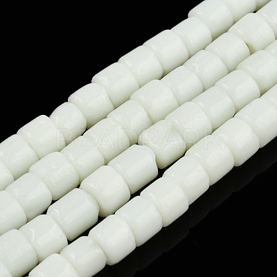 Opaque Solid Glass Bead Strands GLAA-N047-09-F01-1