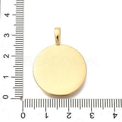 Rack Plating Brass Micro Pave Clear Cubic Zirconia Pendants with Shell KK-M309-42G-L-1