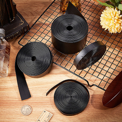 Soft Flat Imitation Leather Cord LC-WH0006-02A-01-1