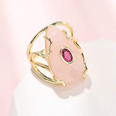Natural Gemstone Cuff Rings GG-CBA5FCC-03G-1