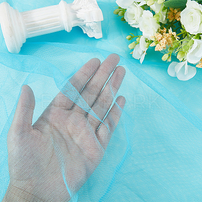 Polyester Mesh Fabric DIY-WH20009-40R-1