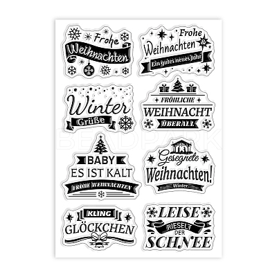 Custom Summer Theme PVC Plastic Clear Stamps DIY-WH0631-0445-1