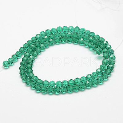 Transparent Glass Bead Strands X-GLAA-G013-6mm-52-1
