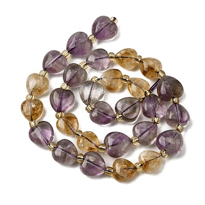 Natural Ametrine Beads Strands G-F799-C01-01-1