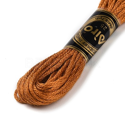 100 Skeins 50 Colors 6-Ply Polyester Embroidery Floss OCOR-K006-B03-1