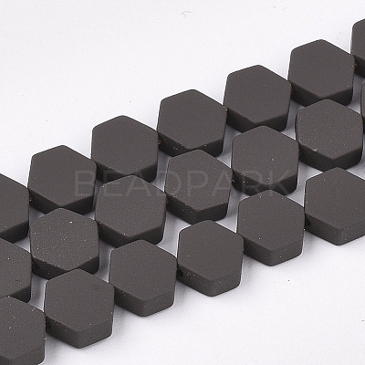 Spray Painted Non-magnetic Synthetic Hematite Beads Strands G-T116-03B-20-1