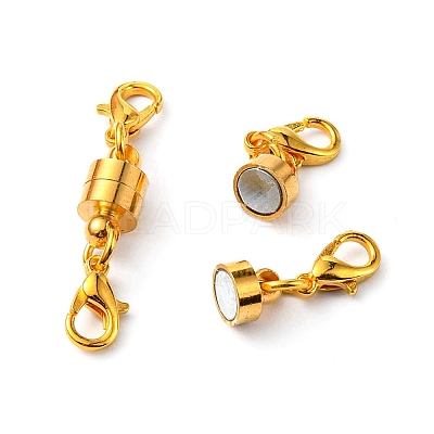 Brass Magnetic Clasps Converter KK-YW0001-60G-1