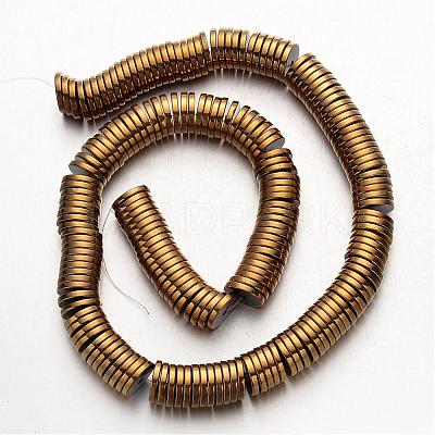 Electroplate Non-magnetic Synthetic Hematite Beads Strands G-F300-17C-1