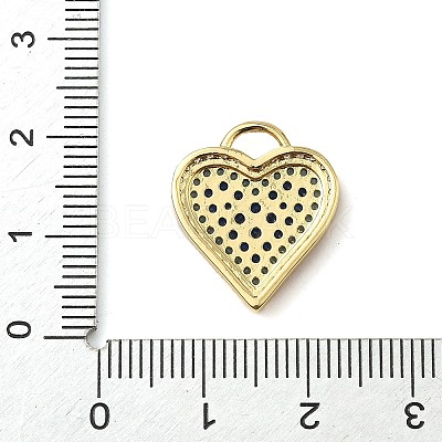 Brass Micro Pave Cubic Zirconia Pendants KK-I276-29G-03-1